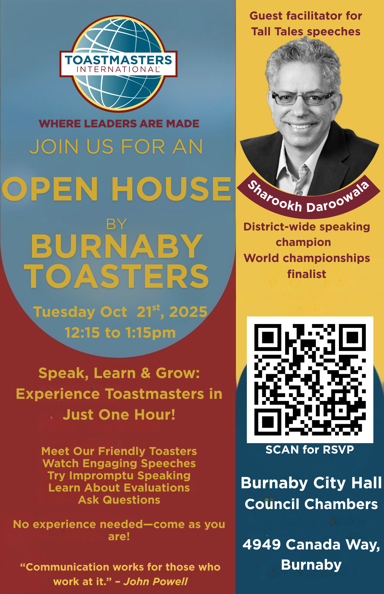 Open house flyer