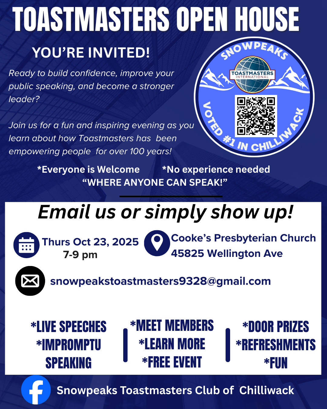 Snowpeaks Chilliwack Open House