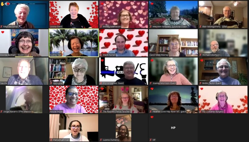 February 17, 2023 - Speak Your Mind meeting with guests was full of love and hearts with Special Guest Speaker Morag Mathieson, DTM, President-Elect (2022-2023)Toastmasters International