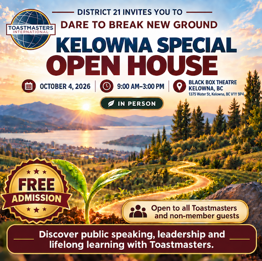 Kelowna Special Open House Event