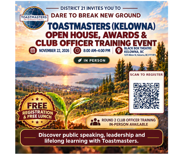 Kelowna Special Open House Event