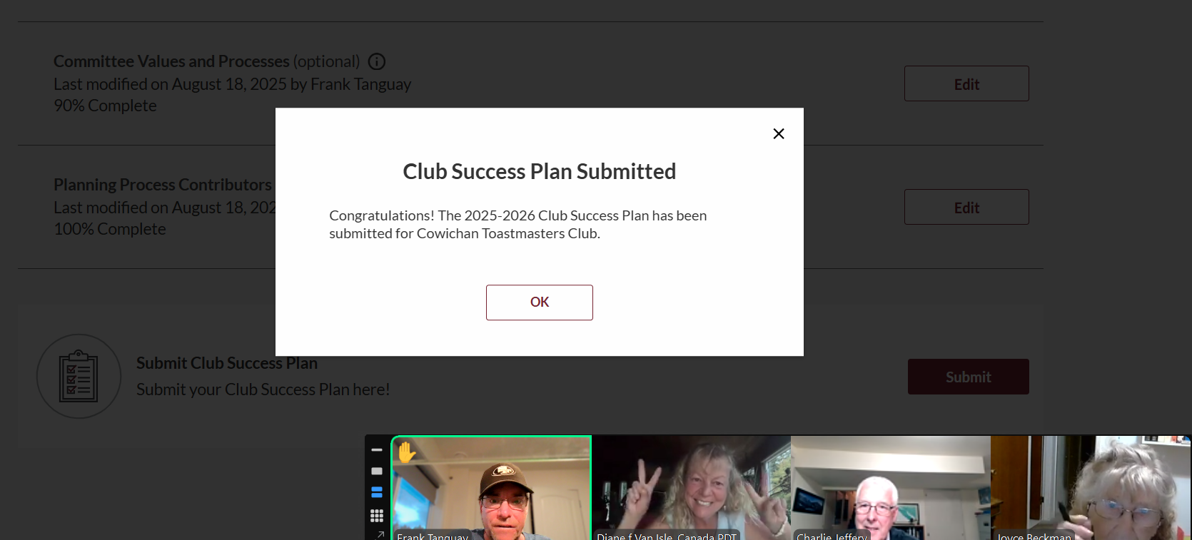 Club Success Plan