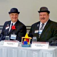 Registration desk duo