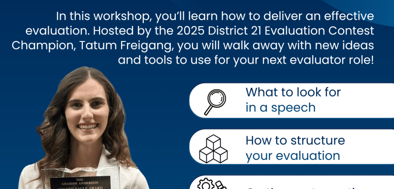 Learn to Evaluate with Tatum Friegang