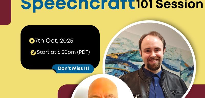 Guest Events + Speechcraft 101 Session